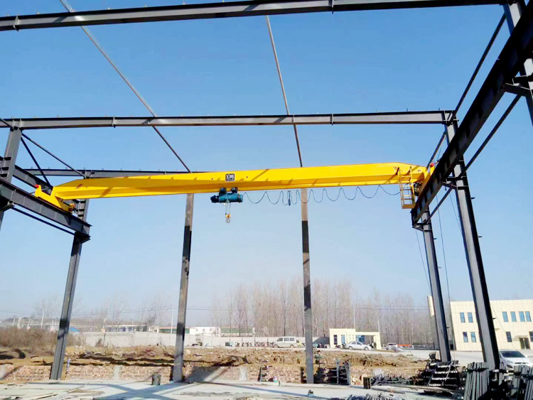 Single beam crane