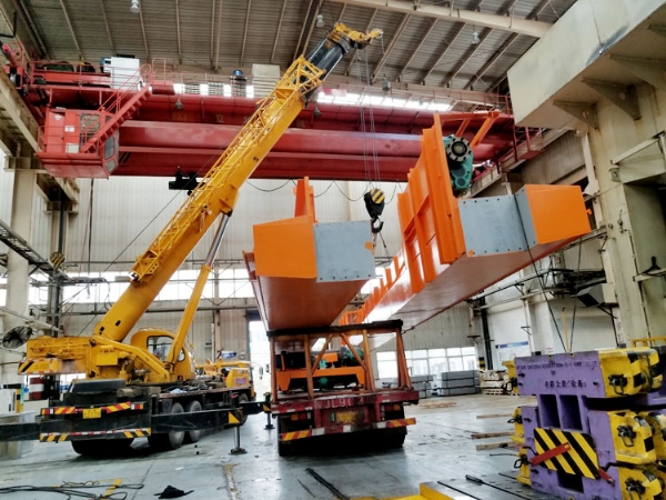 Double beam crane